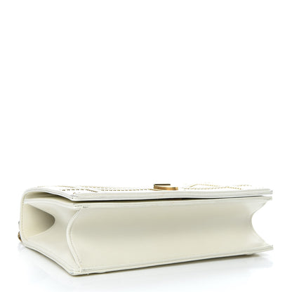 Christian Dior Lambskin Studded Medium Diorama Flap Bag Latte 4 of 11