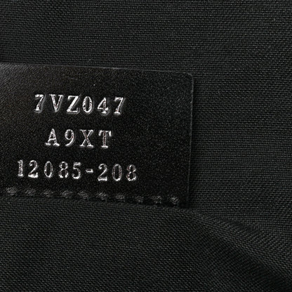 Fendi Nylon Glazed Fabric FF 1974 Diagonal Panelled Backpack Tobacco Moresco Black 8 of 10