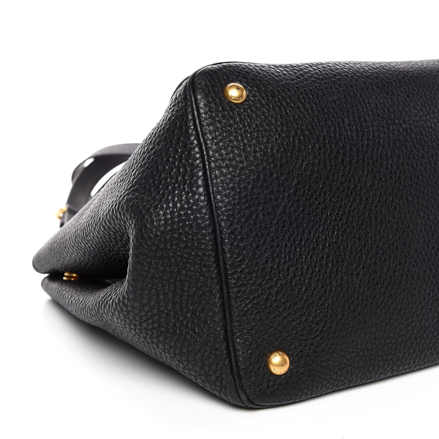 Vitello Daino Tote Black