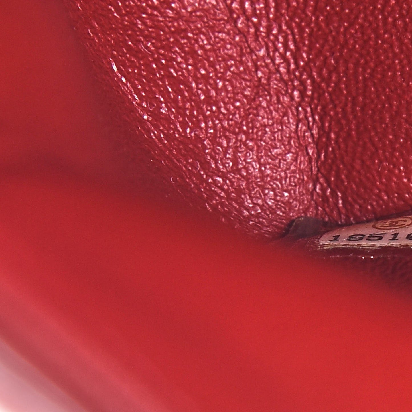 Lambskin Quilted Medium Double Flap Red