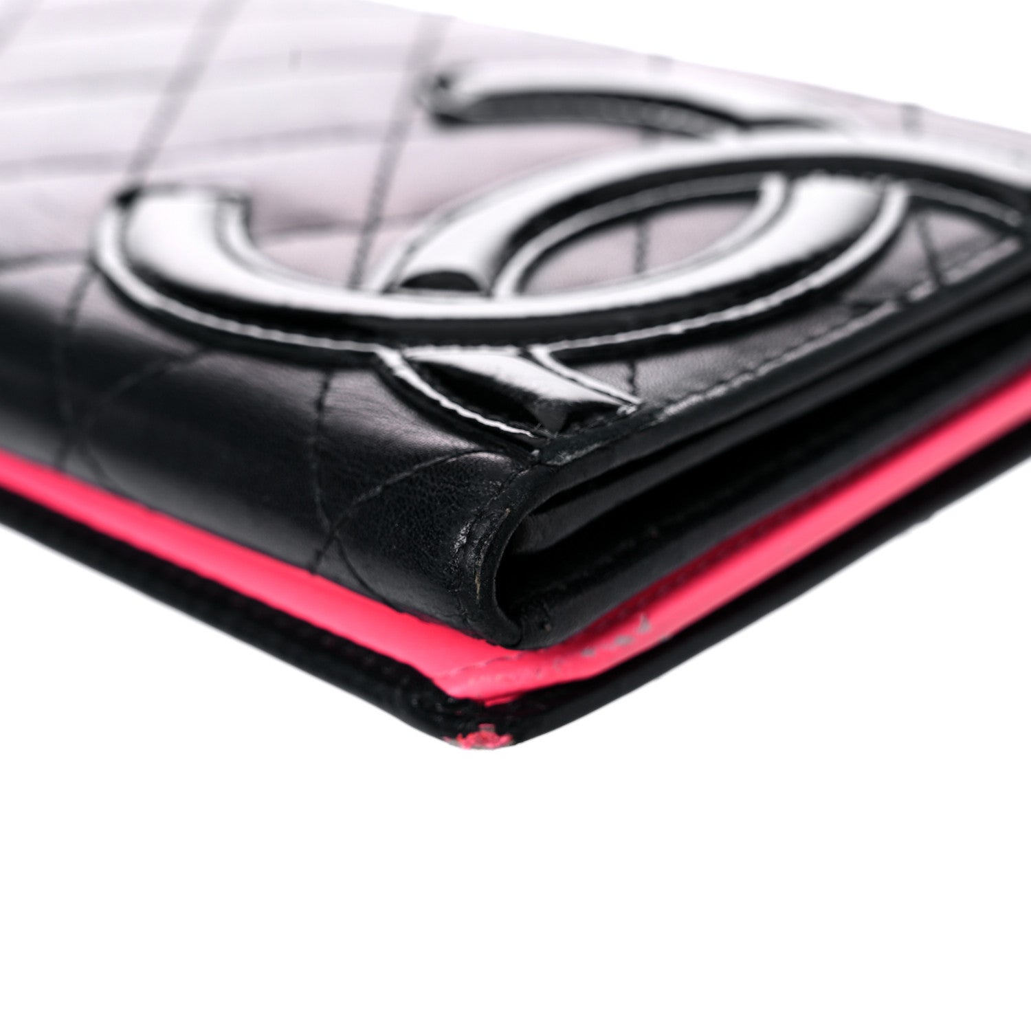 Chanel Calfskin Quilted Cambon Long Double Wallet Black 13 of 29