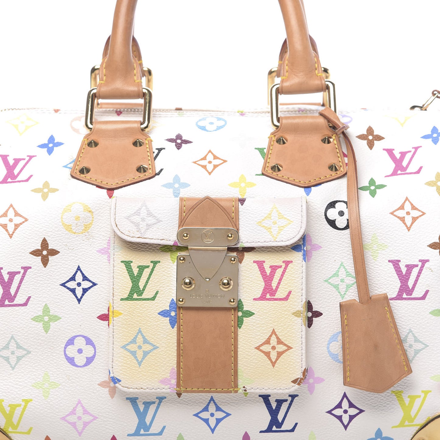 Monogram Multicolor Speedy 30 White