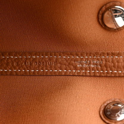 Hermes Toile Militaire Vache Country Garden Party 30 TPM Magnolia Dune Gold 6 of 10