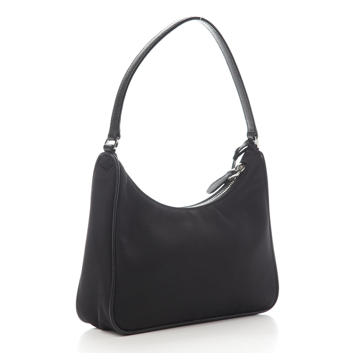 Tessuto Nylon Saffiano Mini Re-Edition 2005 Bag Black