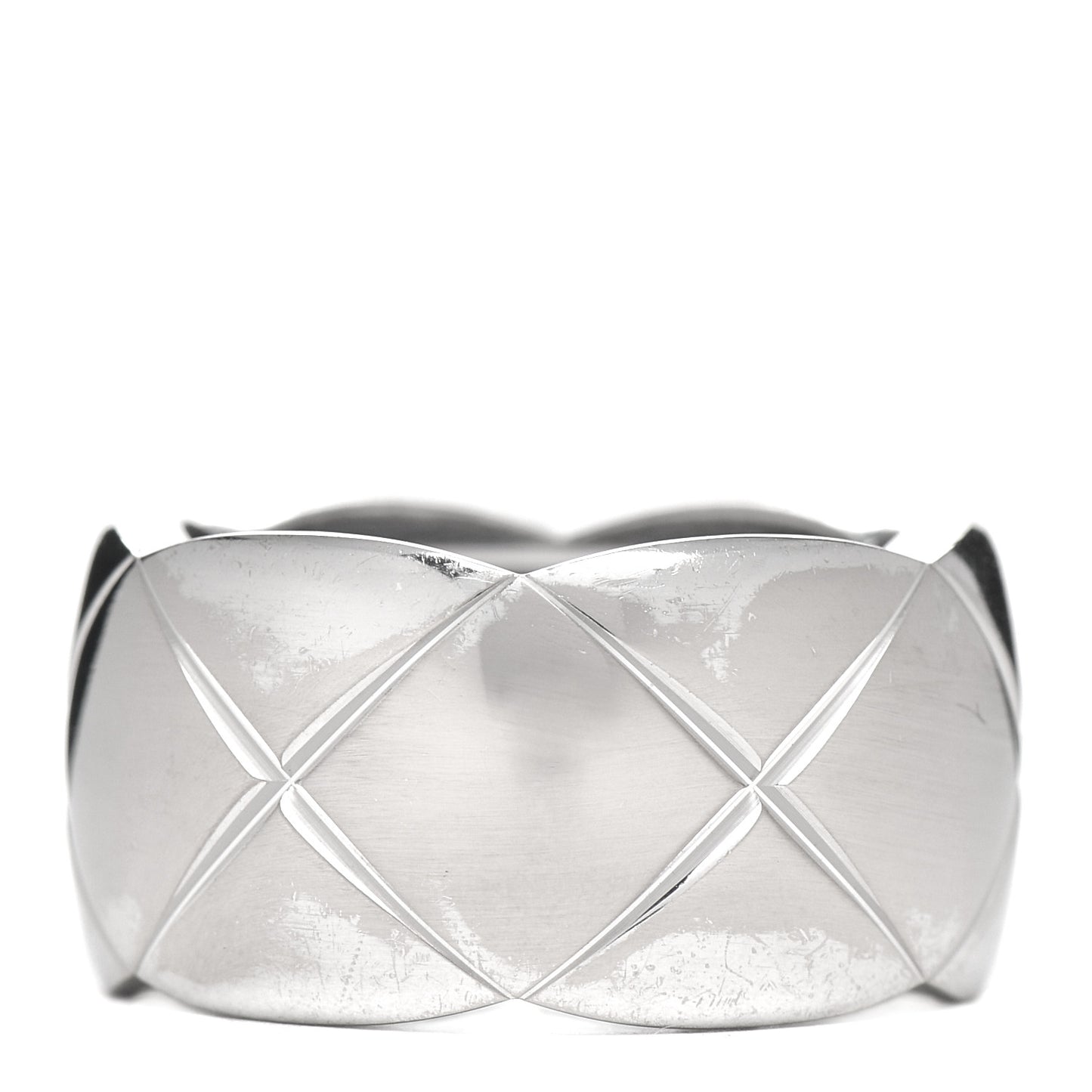 18K White Gold Diamond Large Coco Crush Ring 52 6
