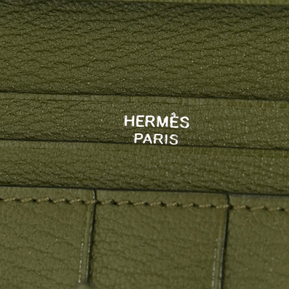 Hermes Chevre Mysore Bearn Gusset Wallet Canopee 6 of 8
