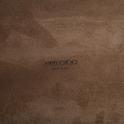 Jimmy Choo Denim Calfskin Lockett Petite Shoulder Bag Light Indigo 6 of 11