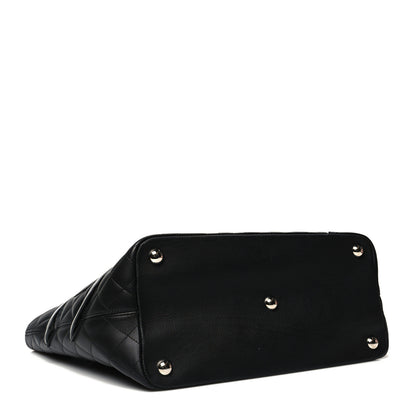 Chanel Calfskin Quilted Large Cambon Tote Black 4 of 11