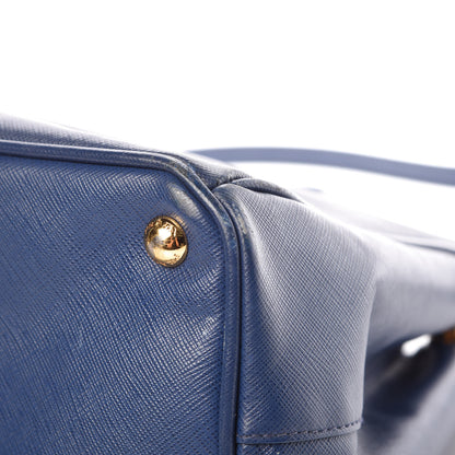 Prada Saffiano Medium Galleria Double Zip Tote Bluette 16 of 18