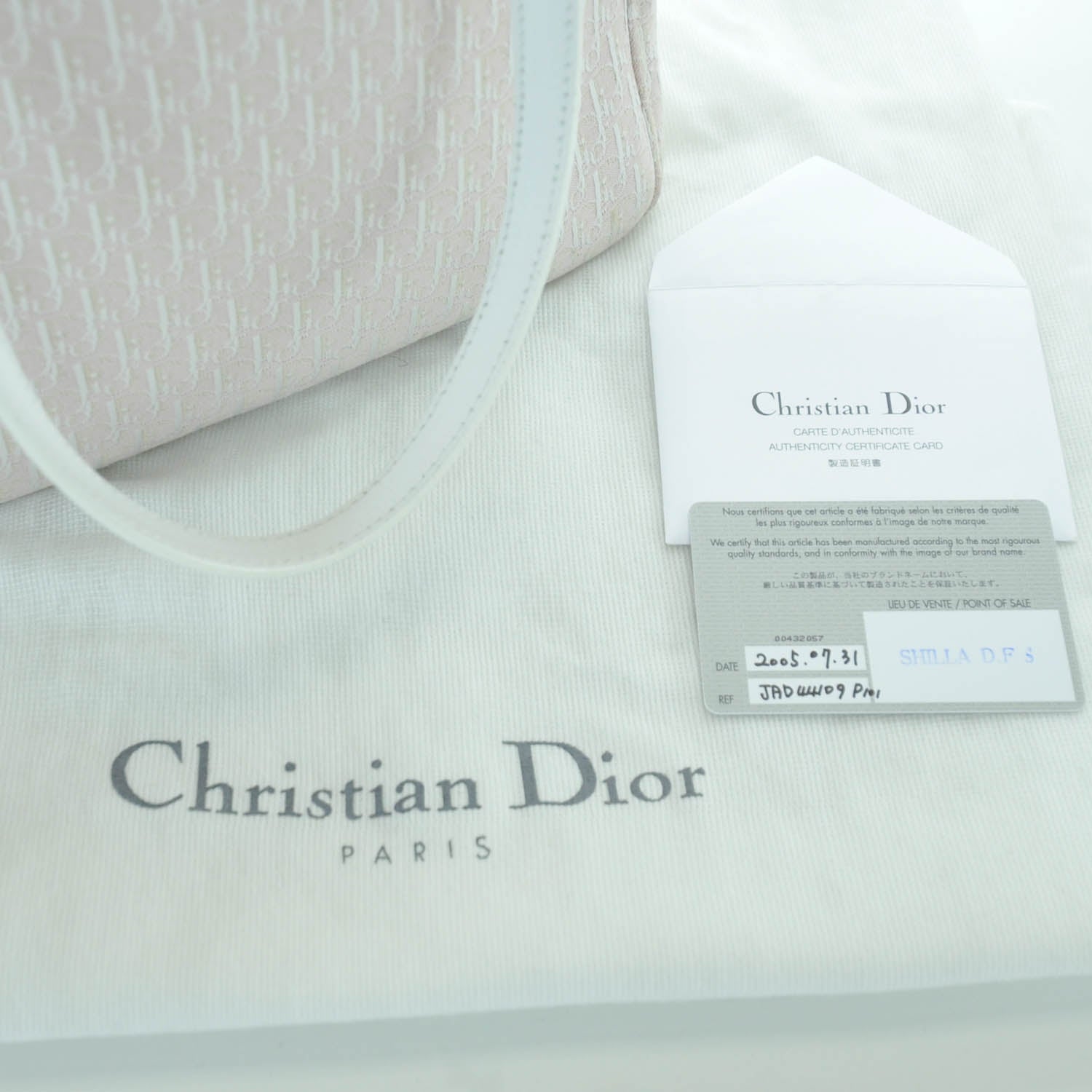 Christian Dior Monogram Tote Pink 7 of 12