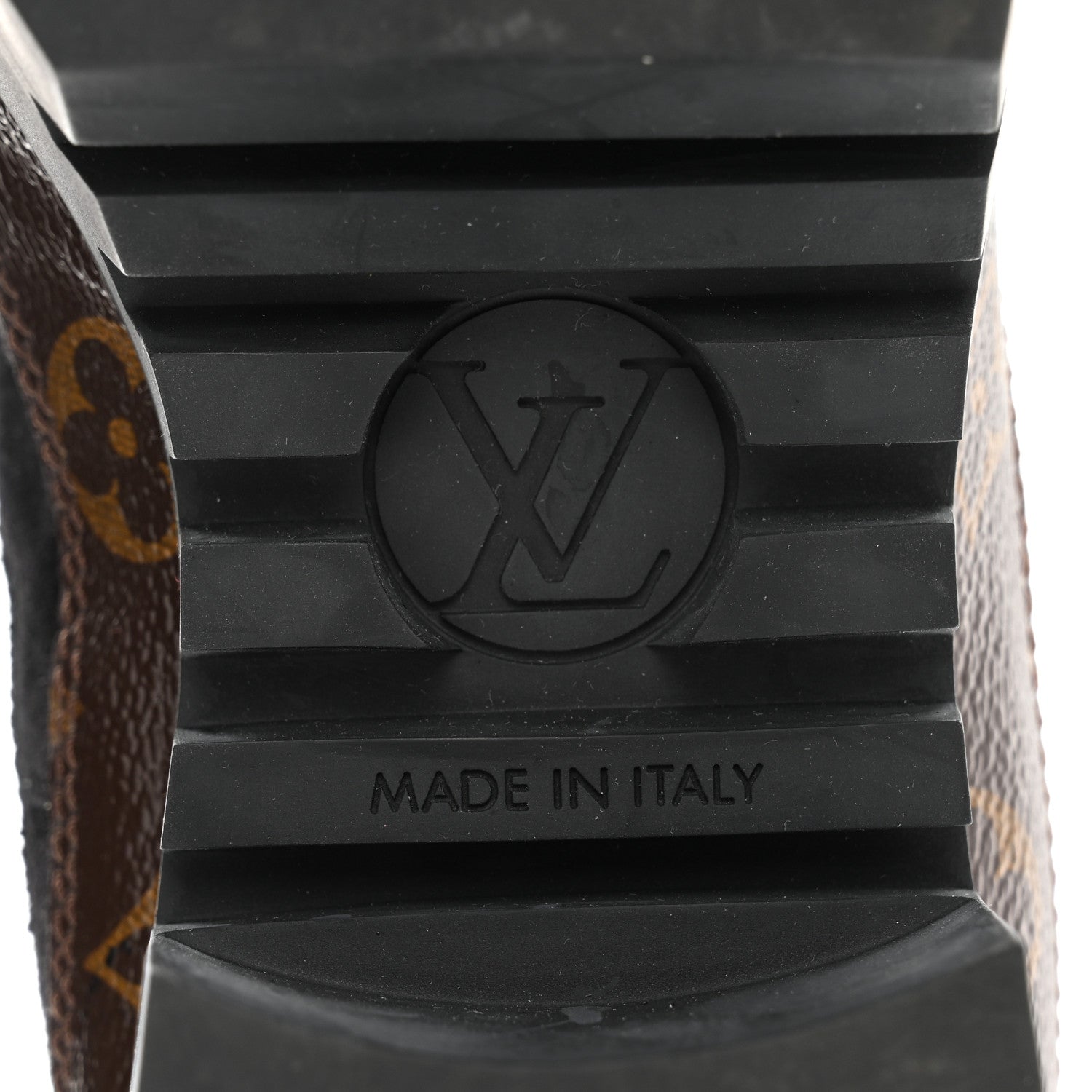Louis Vuitton Suede Calfskin Monogram Laureate Platform Desert Boots 40 Black 8 of 8