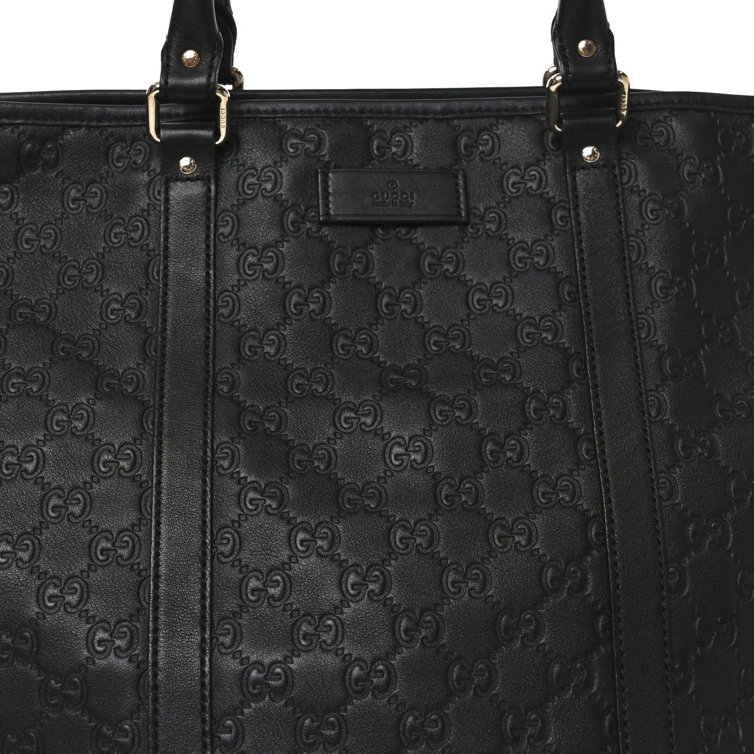 Gucci Guccissima Medium Joy Tote Bag Black 8 of 10