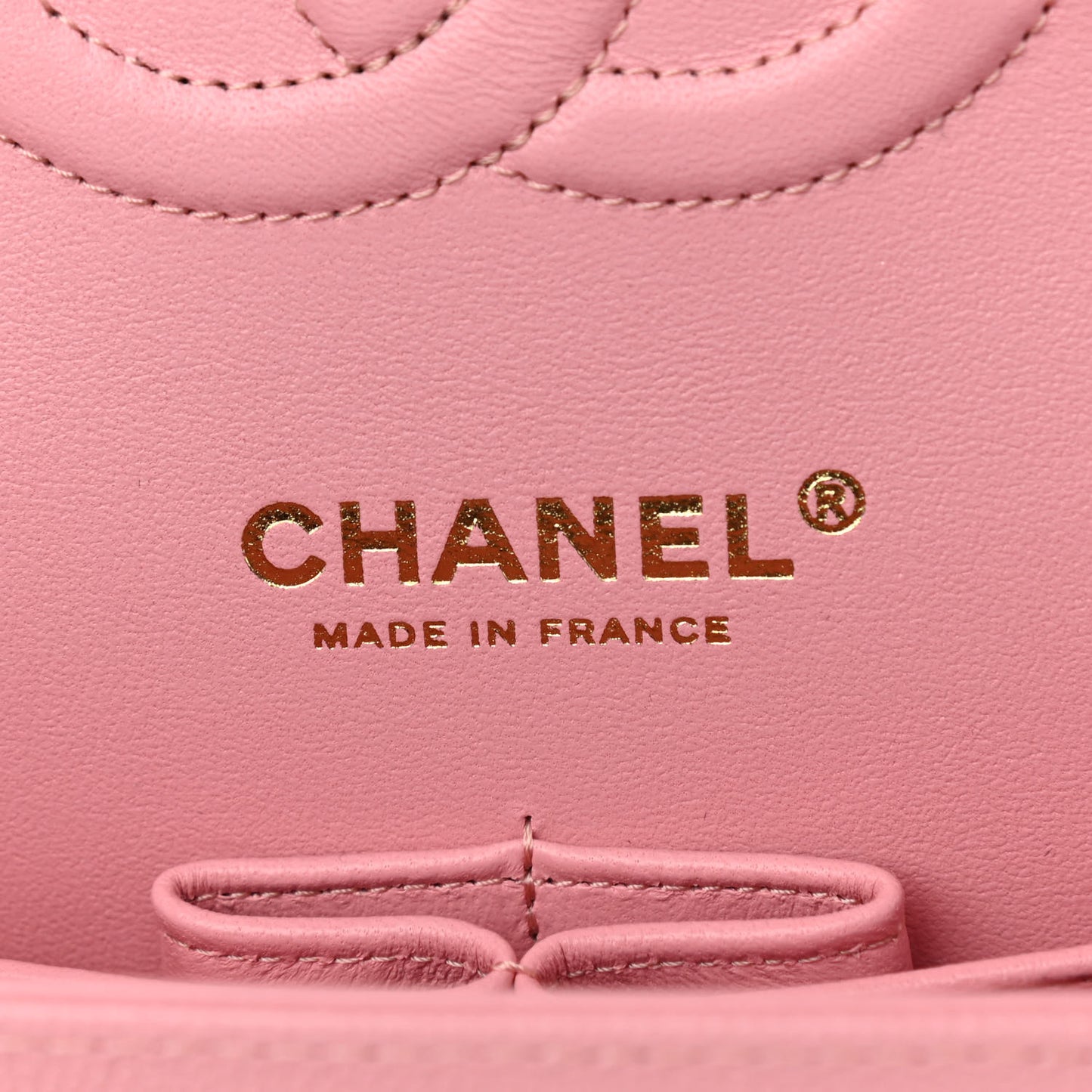 Caviar Quilted Medium Double Flap Pink