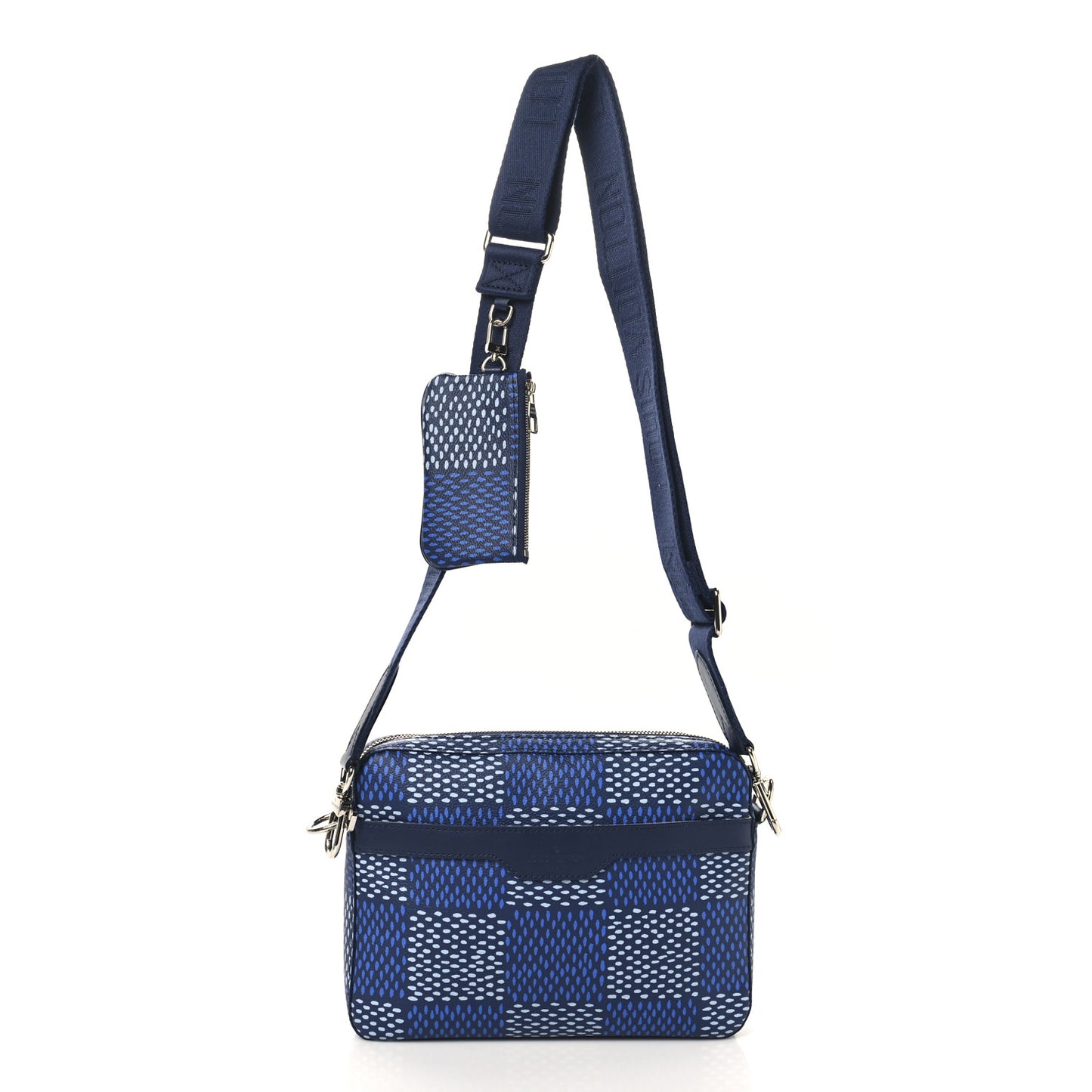 Damier Heritage Trio Messenger Blue
