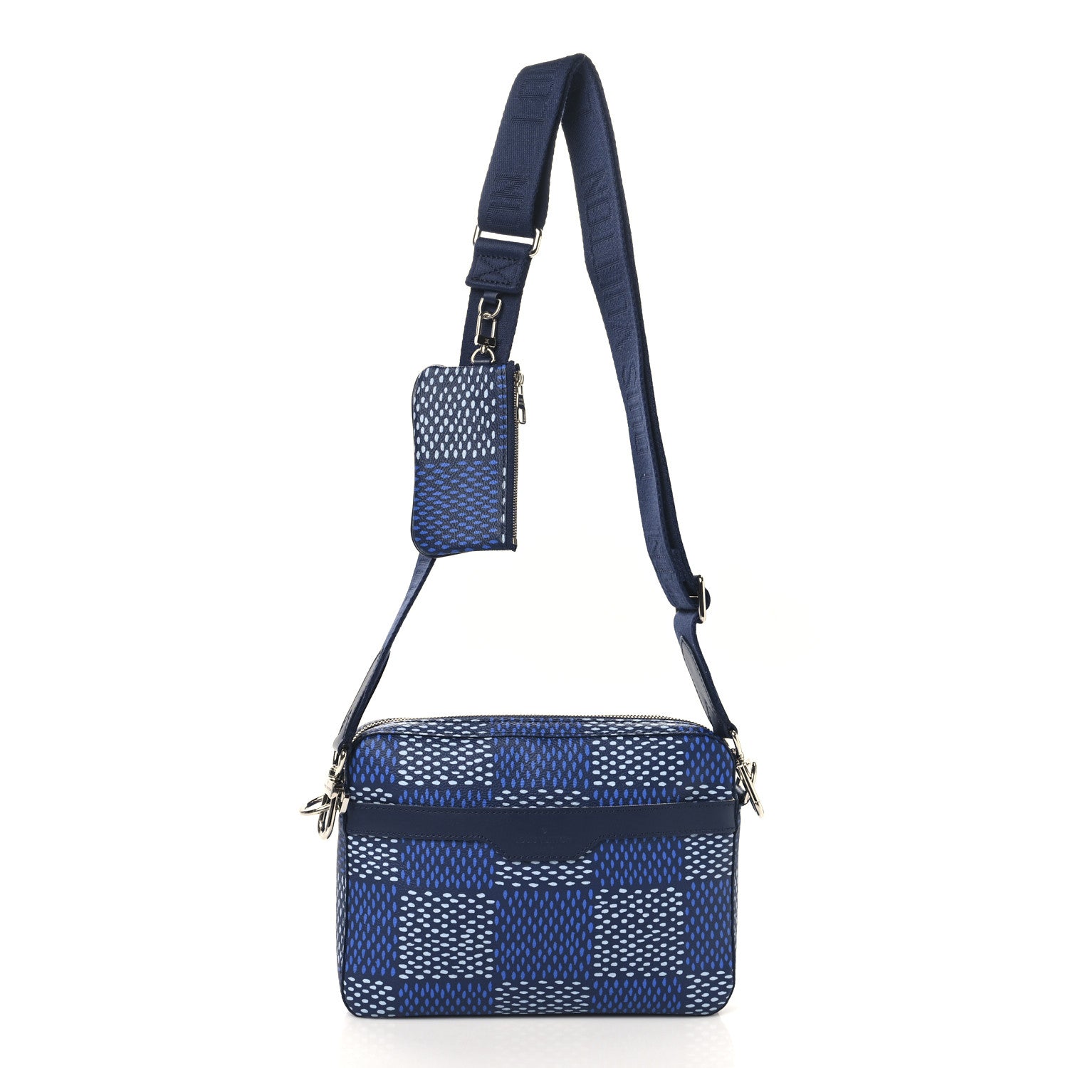 Louis Vuitton Damier Heritage Trio Messenger Blue 1 of 10