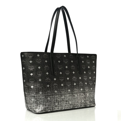 MCM Gradation Visetos Medium Anya Shopper Tote Black 3 of 9