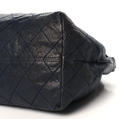 Chanel Calfskin Baby Coco Cabas Blue 10 of 12