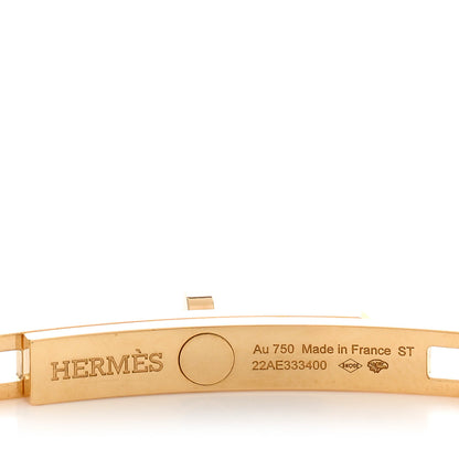 Hermes 18K Yellow Gold PM Kelly Chaine Bracelet ST 3 of 4