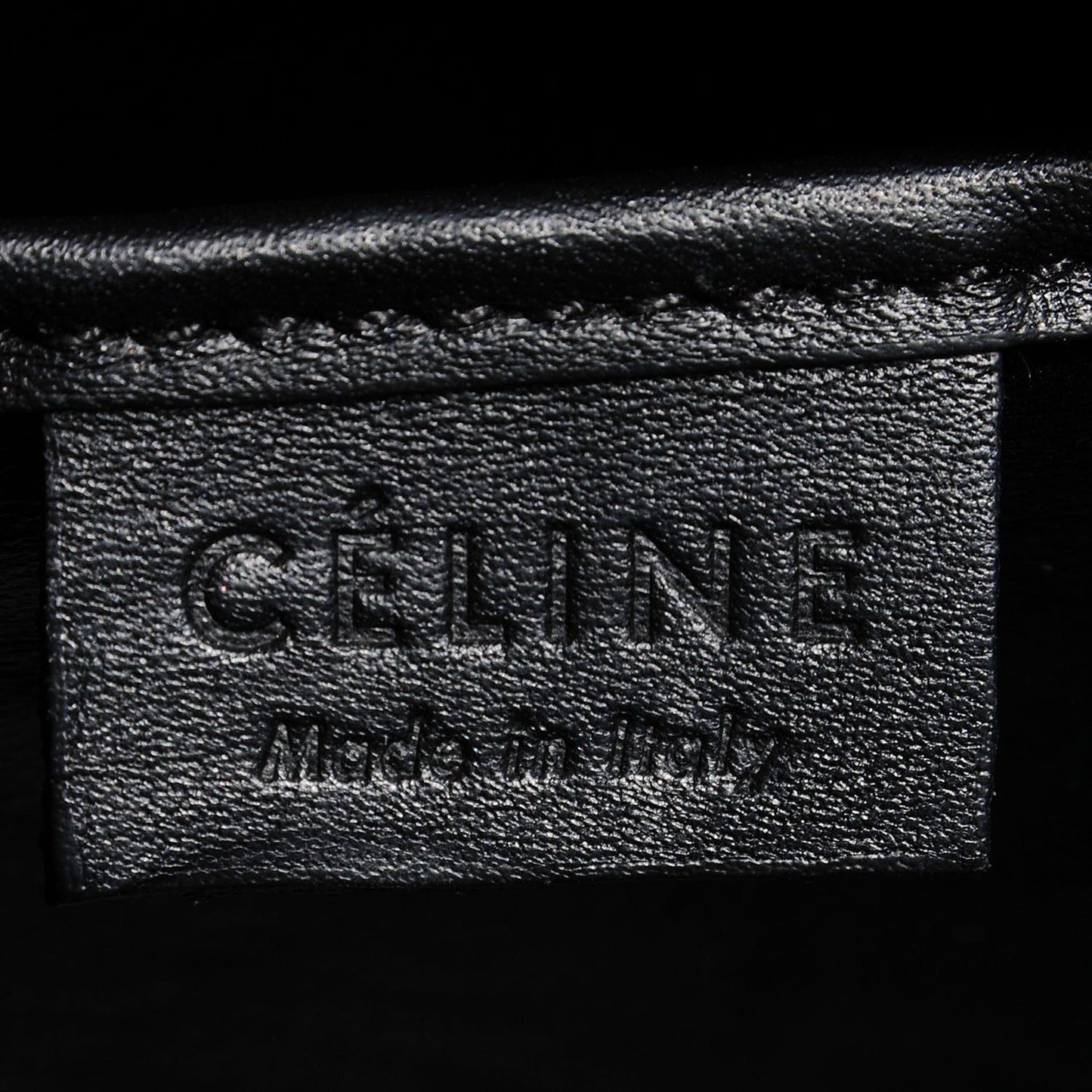 Smooth Calfskin Nano Luggage Black