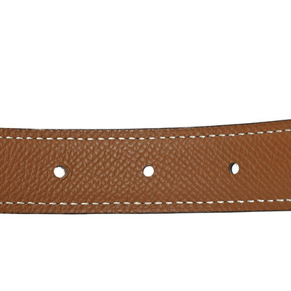 Hermes Epsom Swift 24mm Collier De Chien CDC Belt 90/36 Black Gold 3 of 5