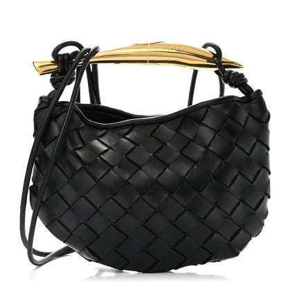 Bottega Veneta Nappa Intrecciato Mini Sardine Bag Black 1 of 10