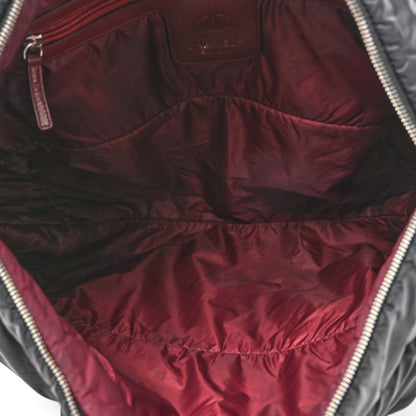 Chanel Nylon Quilted Large Coco Cocoon Tote Black 5 of 15