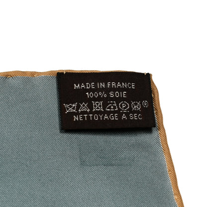 Hermes Silk La Cite Cavaliere Scarf 90 3 of 5
