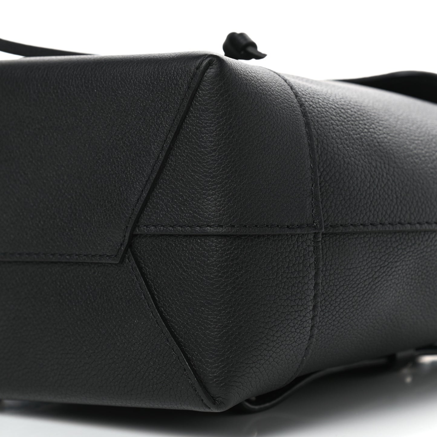 Calfskin Lockme Backpack Black