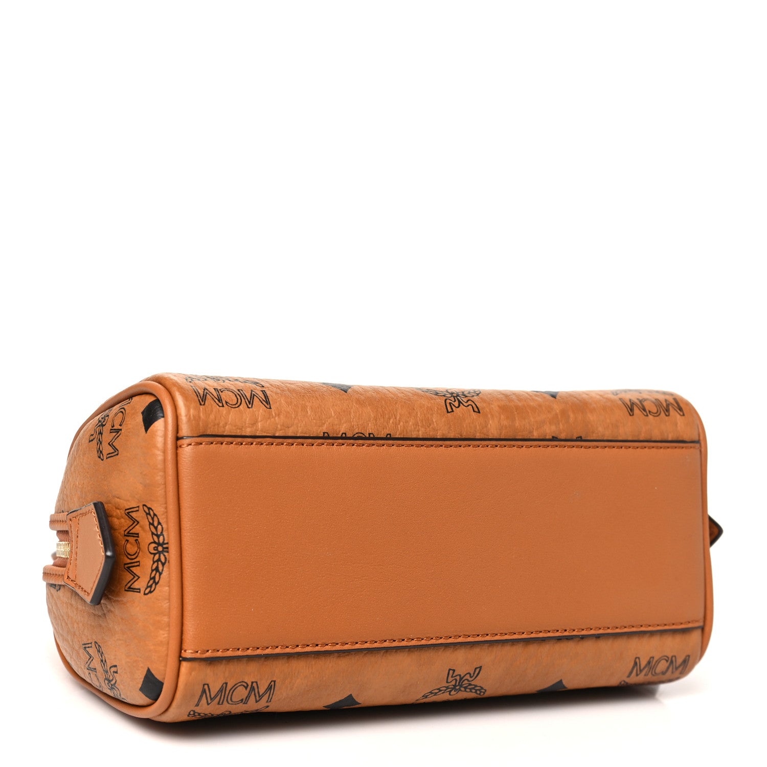 MCM Visetos Mini Ella Boston Bag Cognac 4 of 10