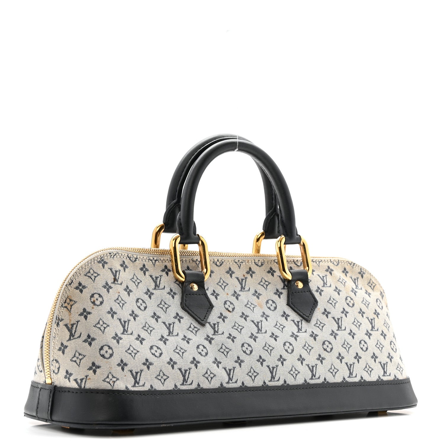 Louis Vuitton Mini Monogram Alma Long Blue 3 of 16