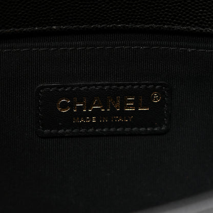 Chanel Caviar Quilted Medium Boy Flap Black 6 of 11