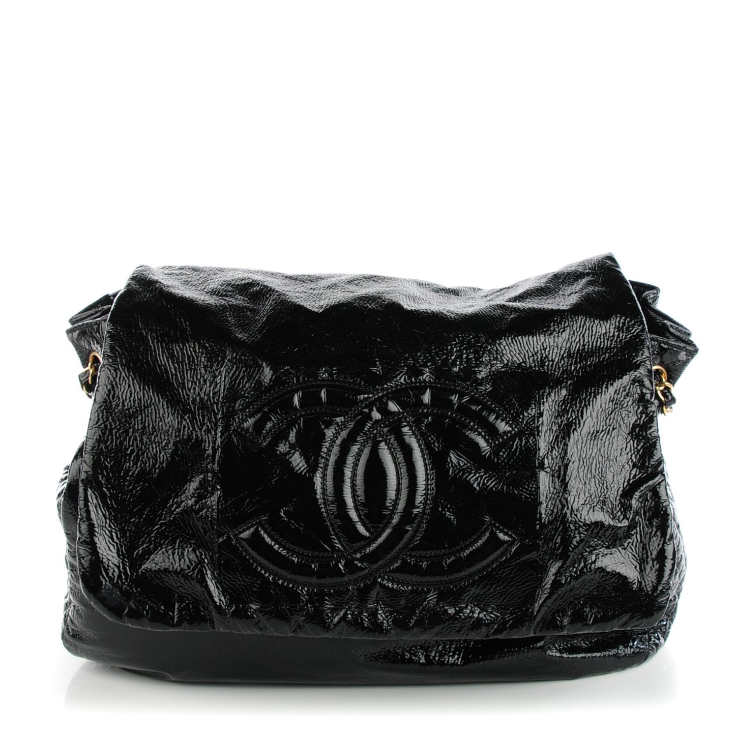 Vinyl XL Rock and Chain Flap Black