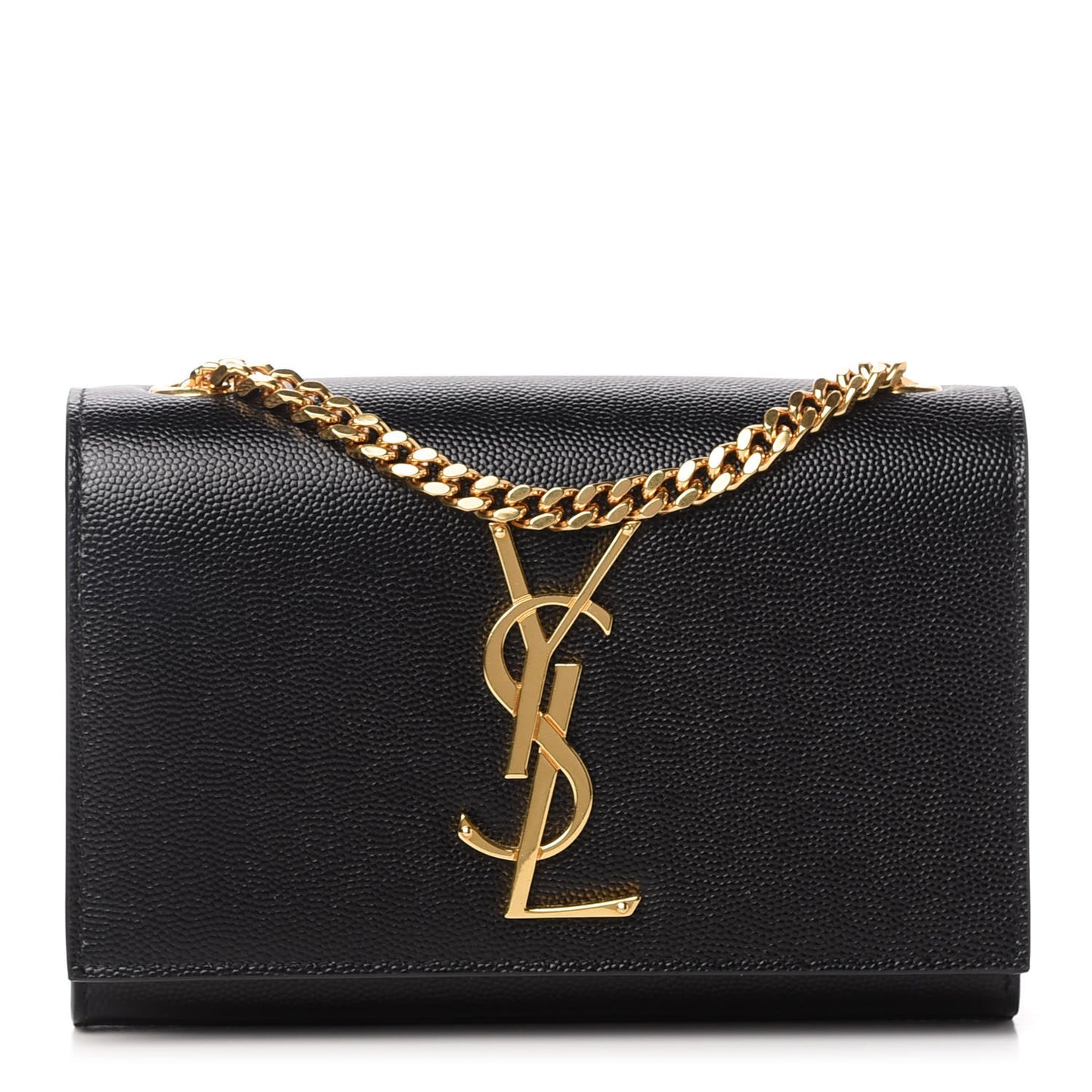 Grain De Poudre Small Monogram Kate Satchel Black