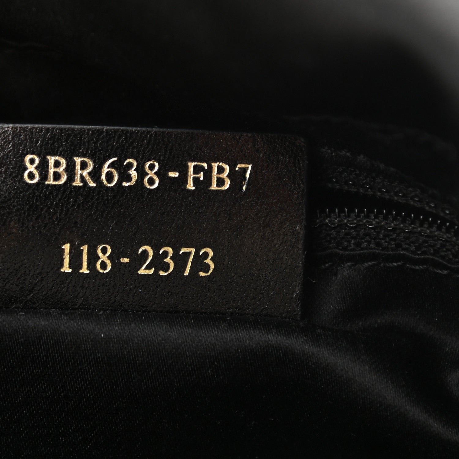 Fendi Vitello Savana Big Mama Baguette Black Tartaruga Natural 7 of 15