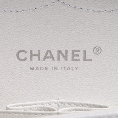 Chanel Caviar Jumbo Double Flap White 7 of 9