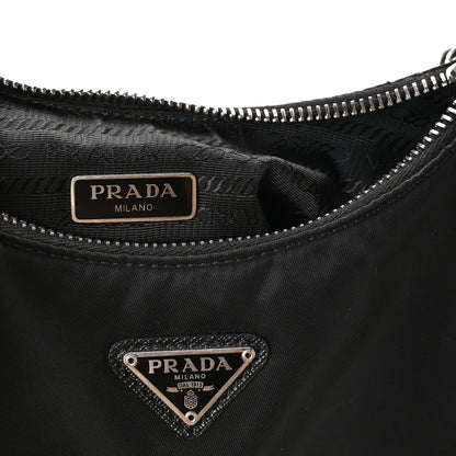 Prada Nylon Re-Edition 2005 Shoulder Bag Black 6 of 12