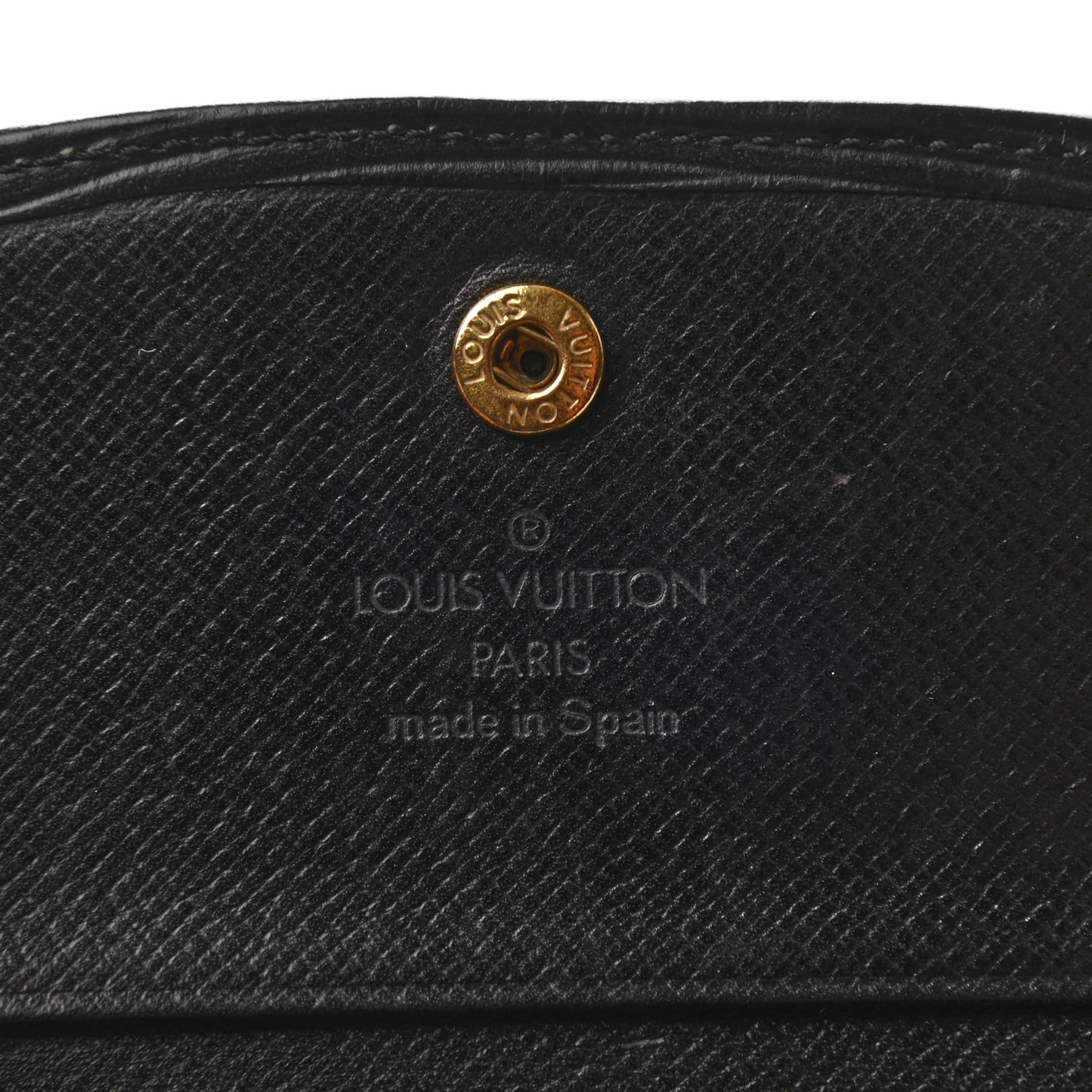 Epi Porte-Monnaie Tresor Wallet Black