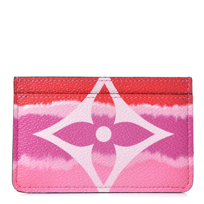 Louis Vuitton Monogram Escale Card Holder Rouge 1 of 8