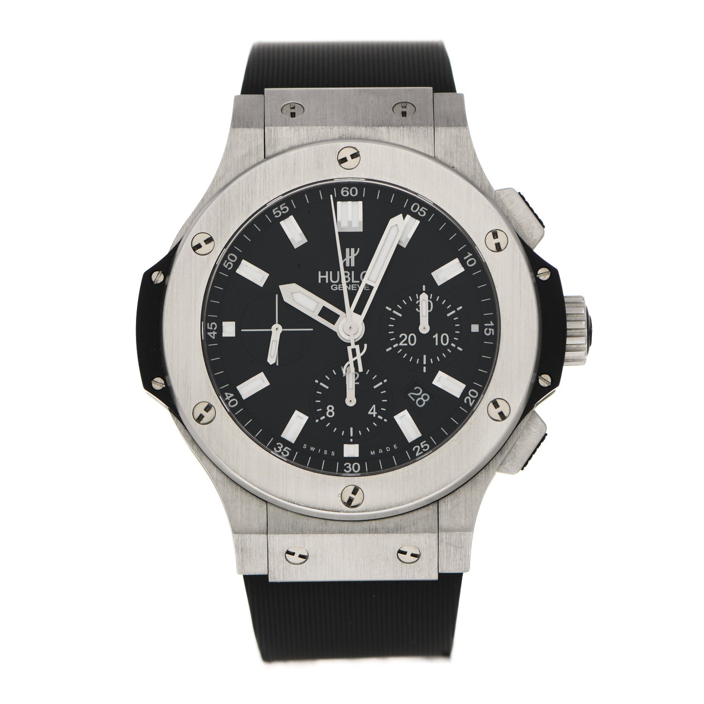 Stainless Steel Rubber 44mm Big Bang Automatic Watch Black 301.SX.1170.GR