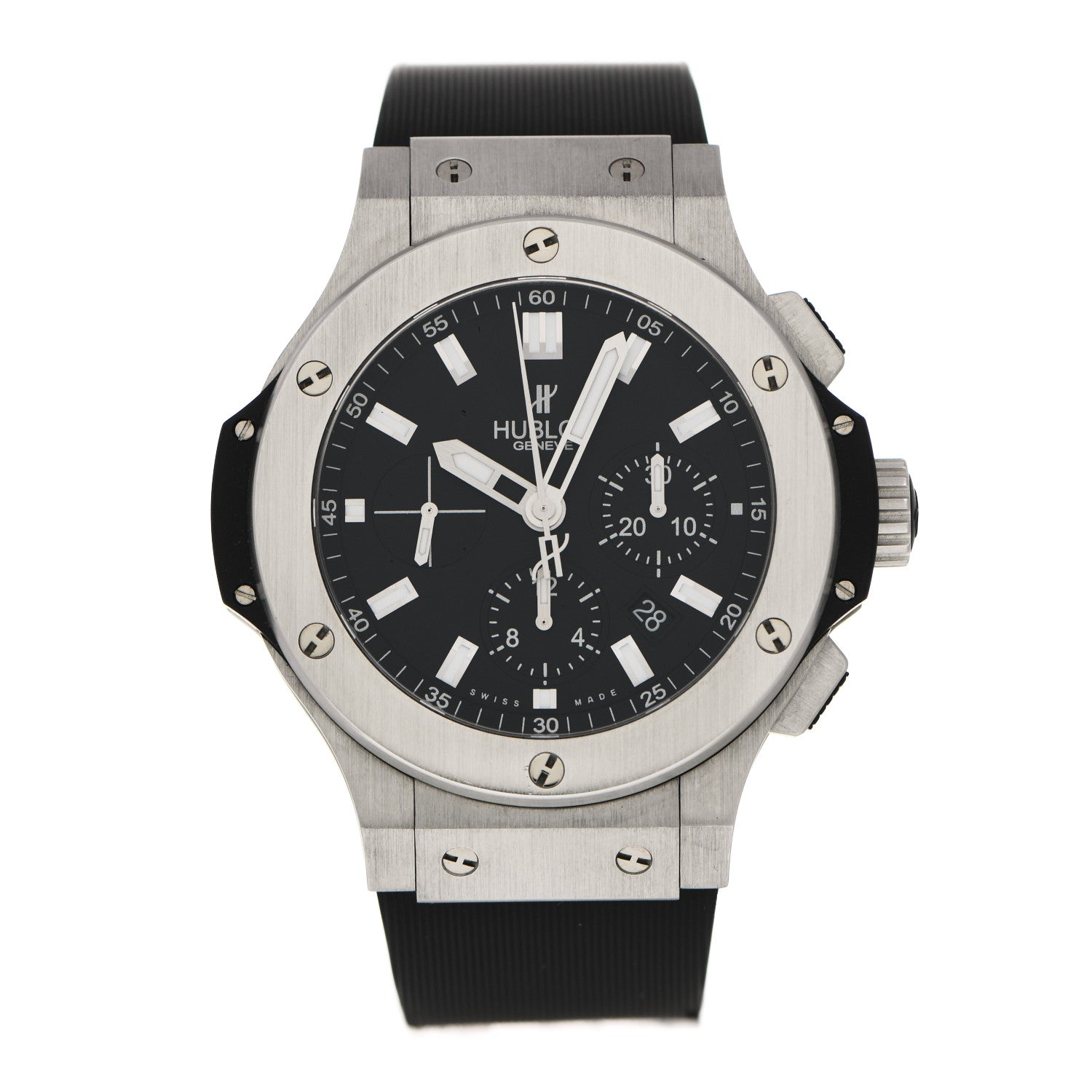 Hublot Stainless Steel Rubber 44mm Big Bang Automatic Watch Black 301.SX.1170.GR 1 of 5