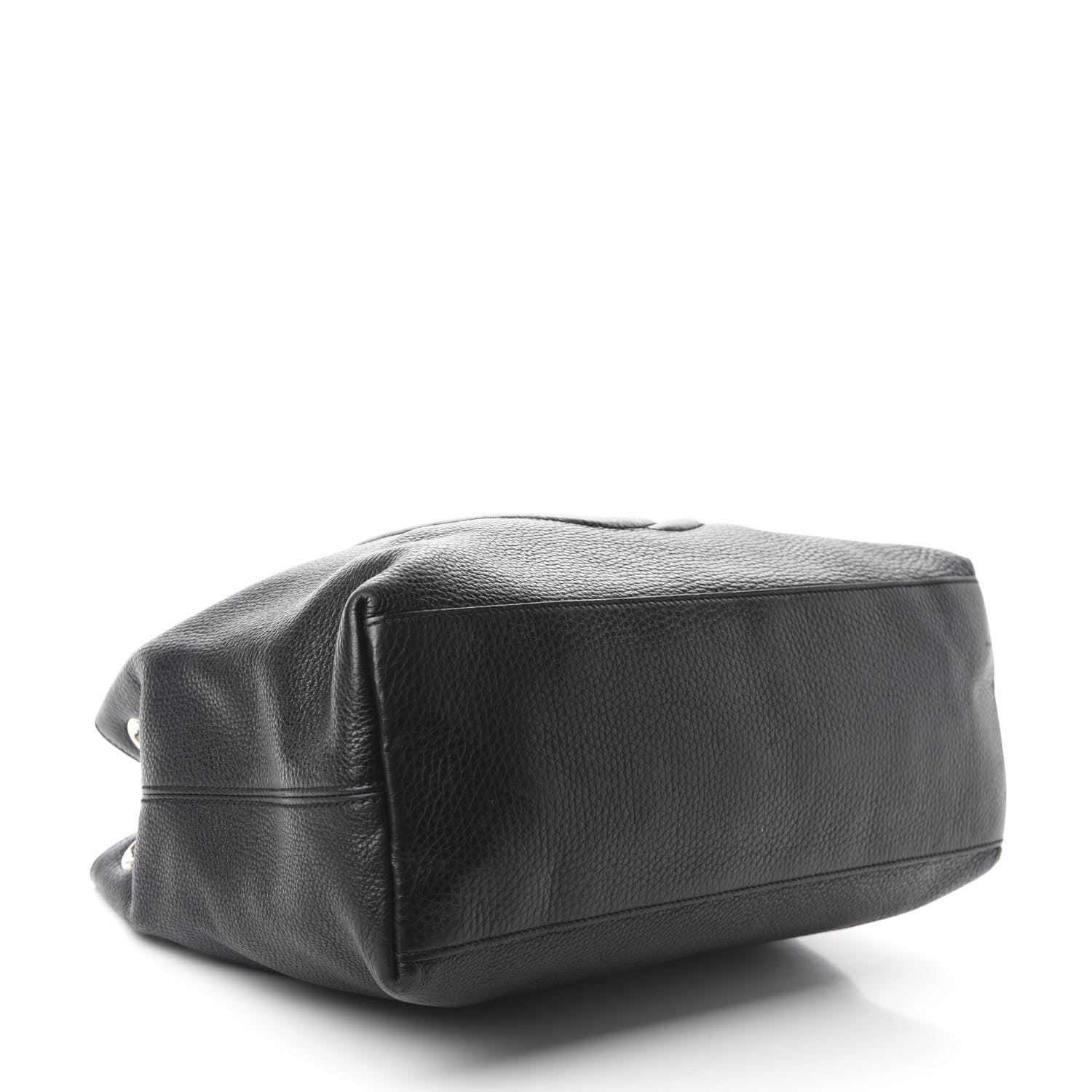 Gucci Pebbled Calfskin Medium Soho Chain Shoulder Bag Black 4 of 11