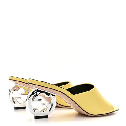 Gucci Malaga Kid Interlocking G Sandals 36.5 Banana 5 of 10