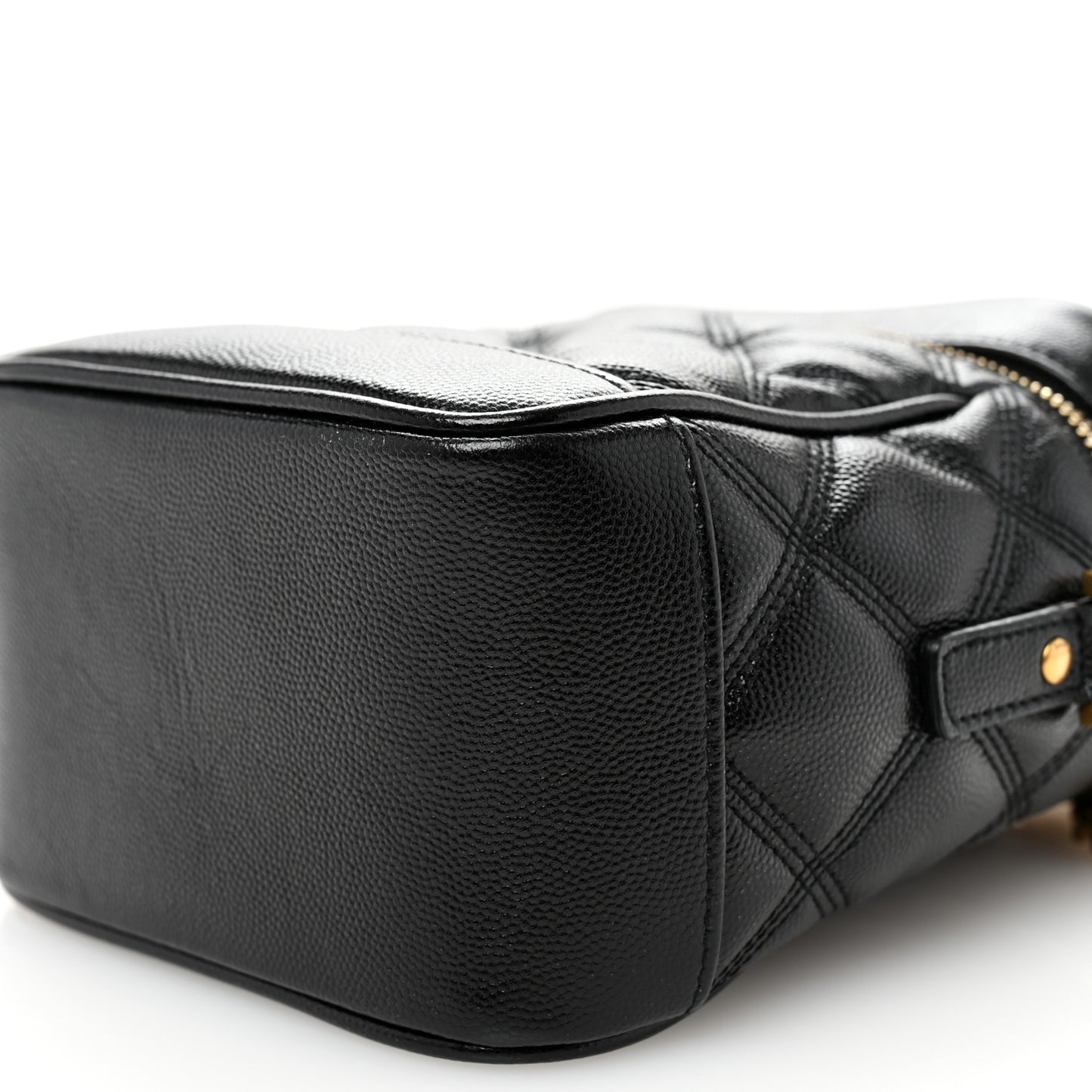 Grain de Poudre Quilted 80's Vanity Bag Black