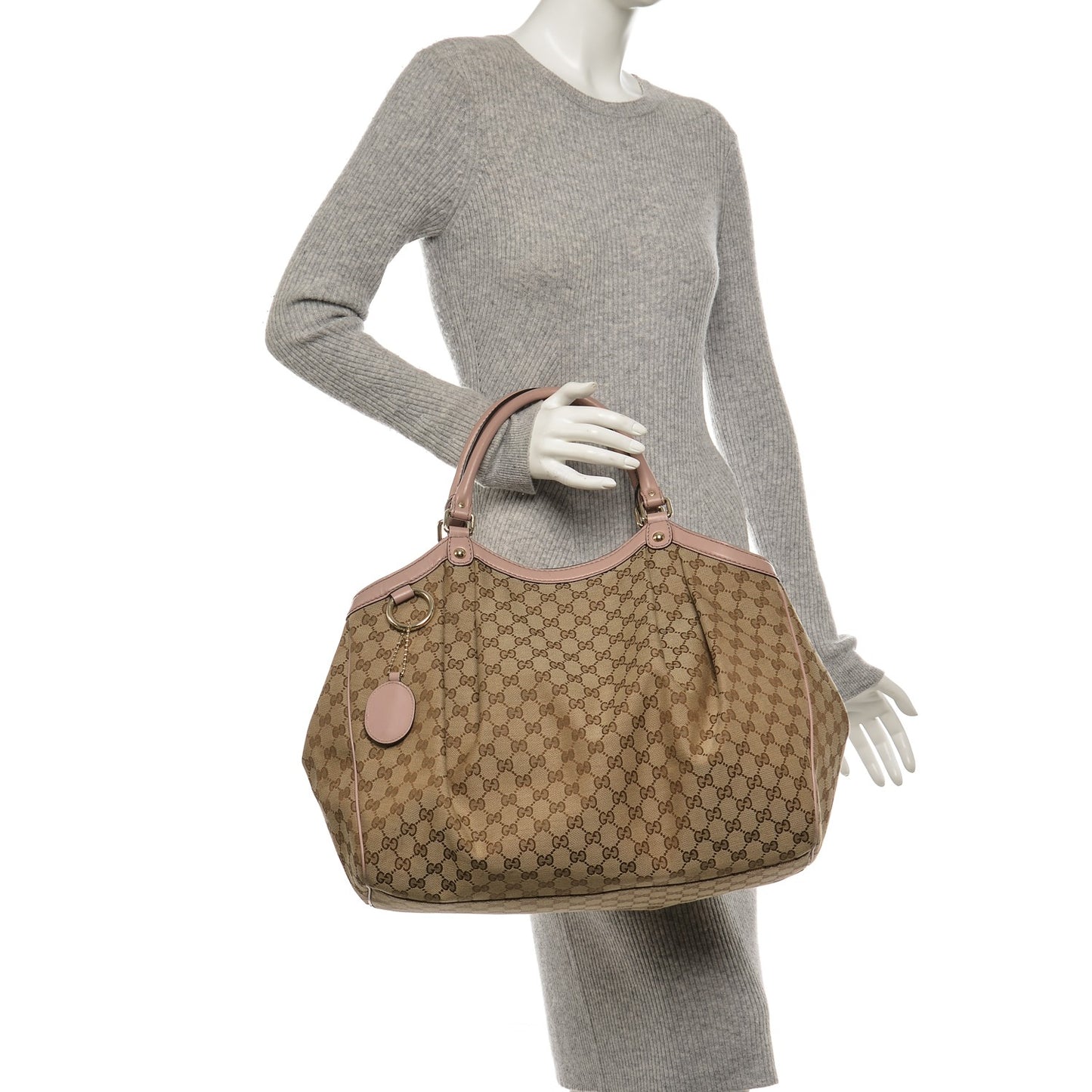 Monogram Large Sukey Tote Pink
