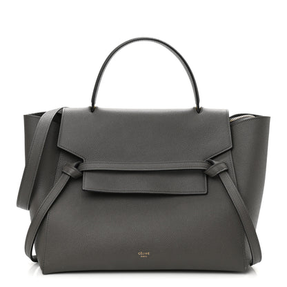 Celine Grained Calfskin Mini Belt Bag Grey 1 of 12