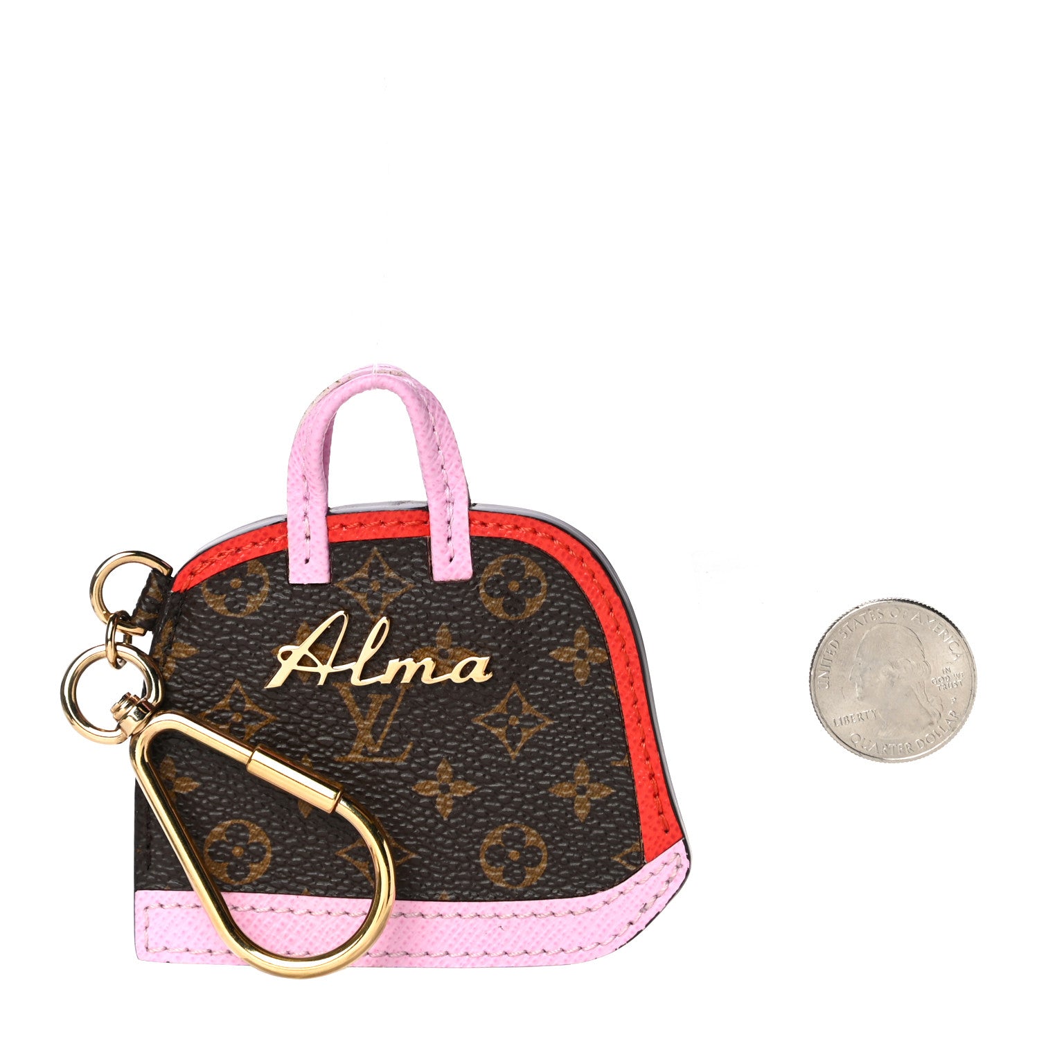 Louis Vuitton Monogram BB Sac Alma Key Holder 2 of 5