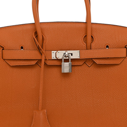 Hermes Togo BIRKIN 30 Orange 8 of 12
