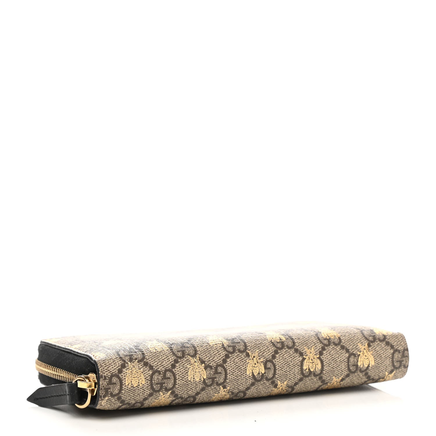 Gucci GG Supreme Monogram Bees Zip Around Wallet 4 of 9