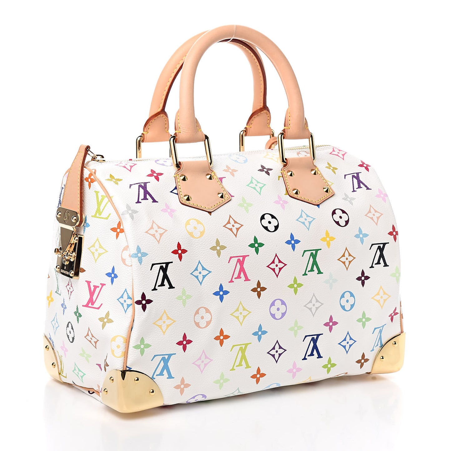 Monogram Multicolor Speedy 30 White