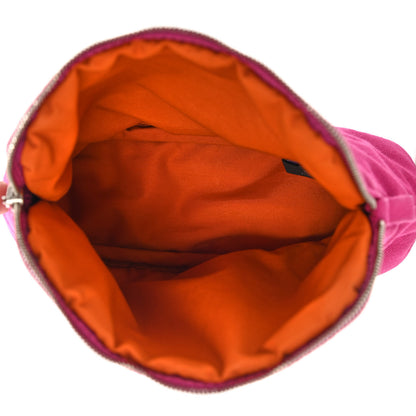 Hermes Cotton Canvas Mini Bolide Travel Cosmetic Pouch Hibiscus 5 of 10